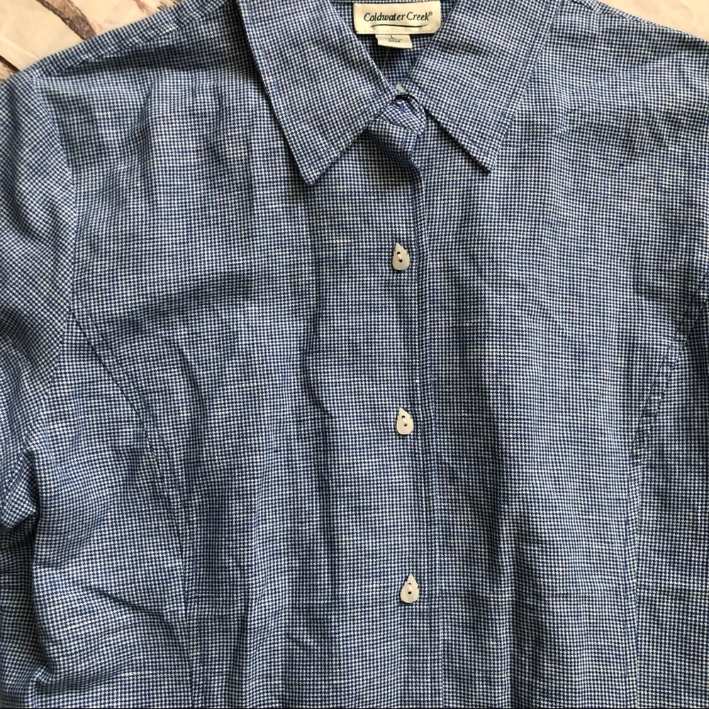 Coldwater Creek Button Down Blouse - Picture 5 of 14
